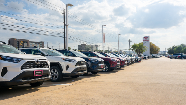 Toyota car dealership in Texas
