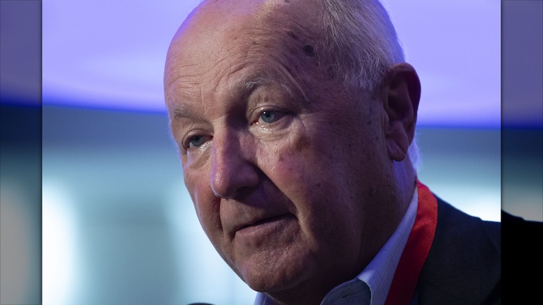US Ambassador to Canada Pete Hoekstra looking lost at a Republican convention in Grand Rapids, Michigan earlier this year.