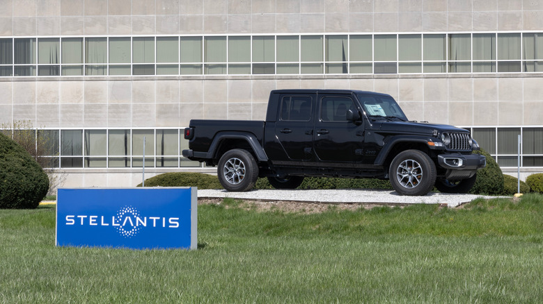 Stellantis Transmission plant. Jeep Gladiator display at the Stellantis plant for Dodge, Chrysler, Jeep and Ram. MY:2025