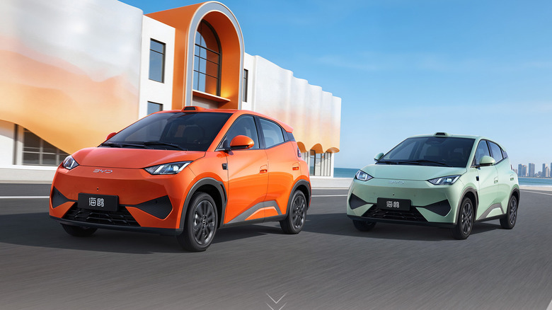 2026 BYD Seagull EV with optional lidar