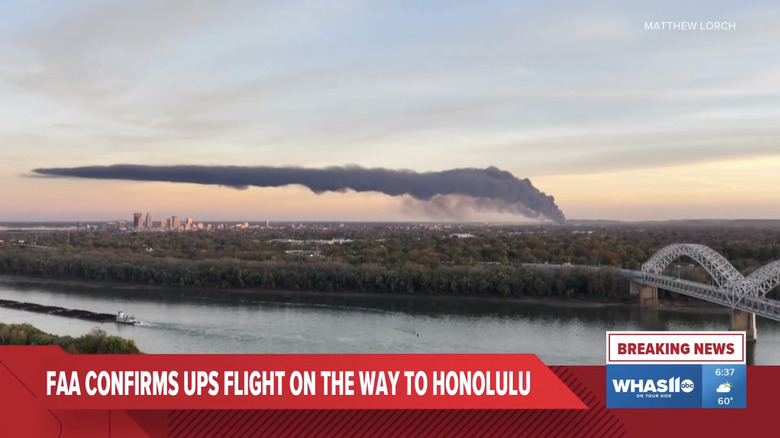 UPS plane crash in Kentucky