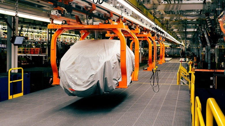 The new Ford Fathom on the assembly line