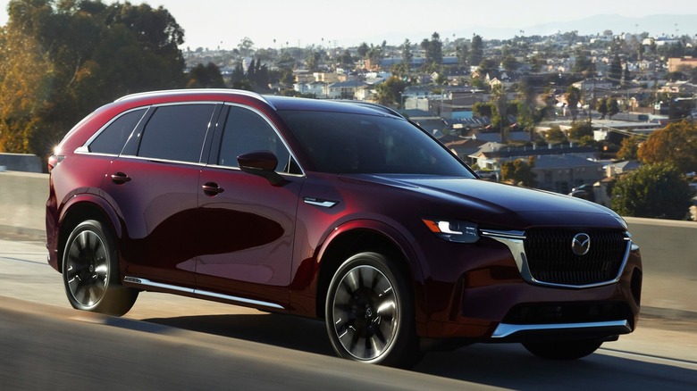 Red Mazda CX-90