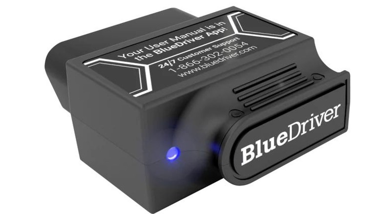 Close up product image of the BlueDriver Pro OBDII Scan Tool