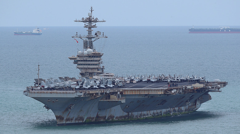 The USS Abraham Lincoln pulls into port in Pattaya, Thailand on September 2, 2026