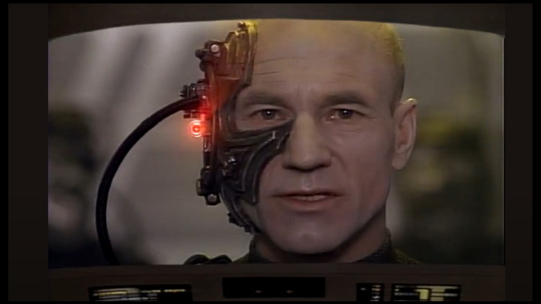 Patrick Stewart as Locutus of Borg, a variant of Capt. Jean-Luc Picard from "Star Trek: The Next Generation"