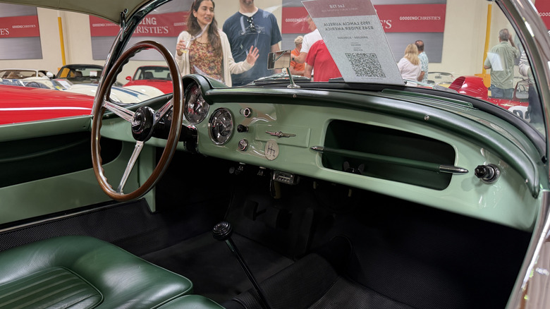 Interior of a 1955 Lancia Aurelia B24S Spider America