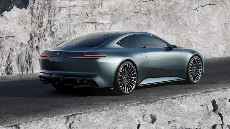 Rear 3/4 view of the Vision BMW Alpina concept