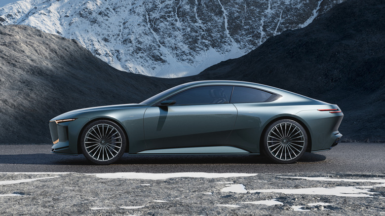 Side view of the Vision BMW Alpina concept
