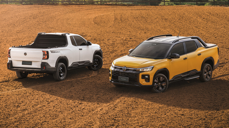 Two Volkswagen Tukan pickups