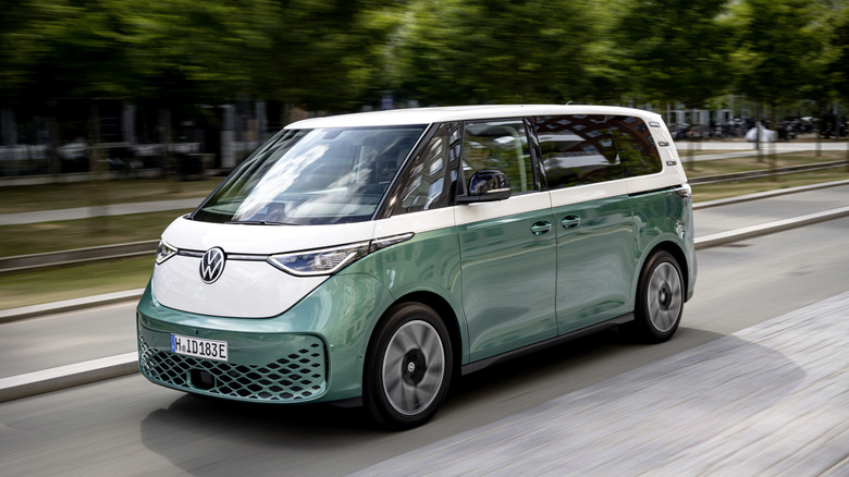 Volkswagen ID.Buzz driving