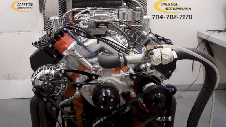 572 Mopar Big Block Stroker crate engine on dyno