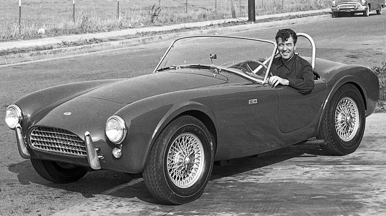 Carroll Shelby in 1962 driving what appears to be the CSX2000.
