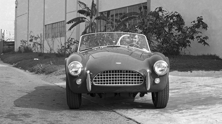 Carroll Shelby in 1962 driving what appears to be CSX2000.