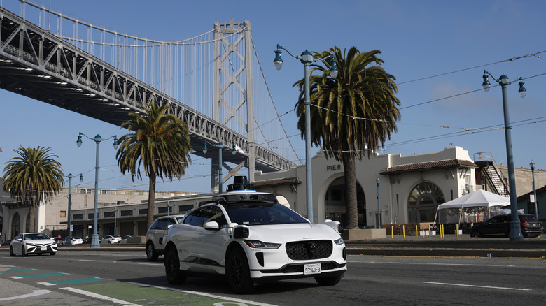 Waymo robotaxi in San Francisco