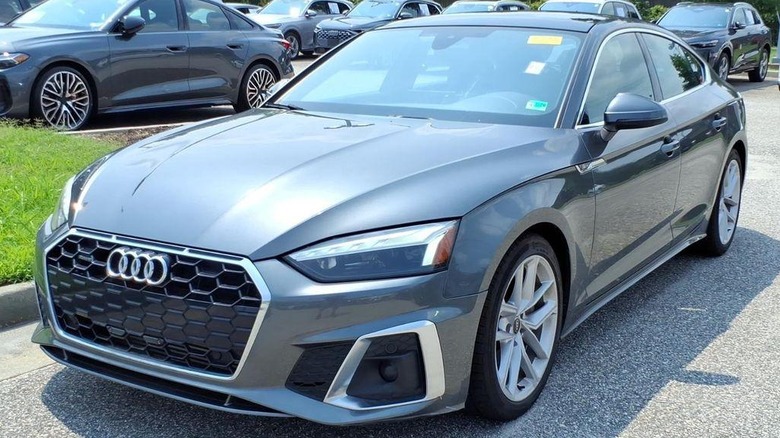 Grey Audi A5 Sportback