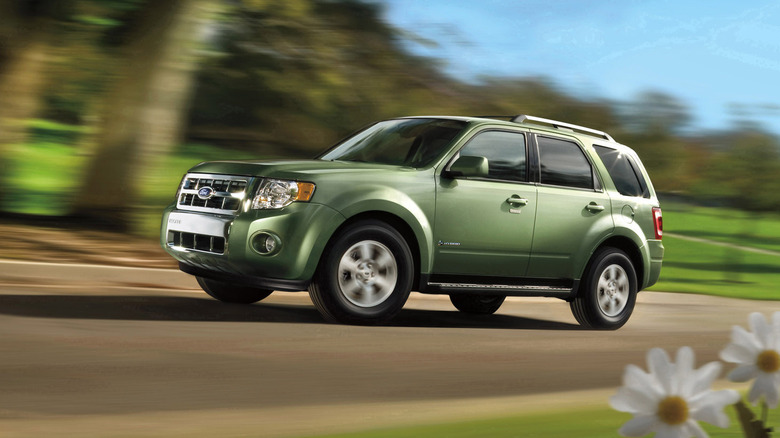 Green Ford Escape