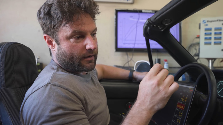 Dyno testing a rotary miata