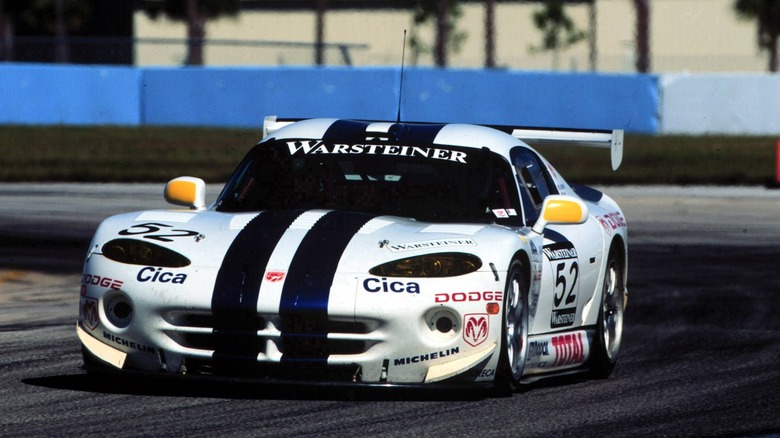 BRUSSELS -- Chrysler Scores Historic Double Win in GT2 World Championship -- Chrysler's Viper GTS-R races to its second 1997 FIA GT2 World Championship victory in a week, at Laguna Seca, California.