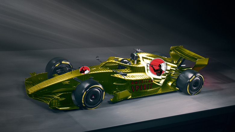 Cadillac F1 car with American Spirit livery