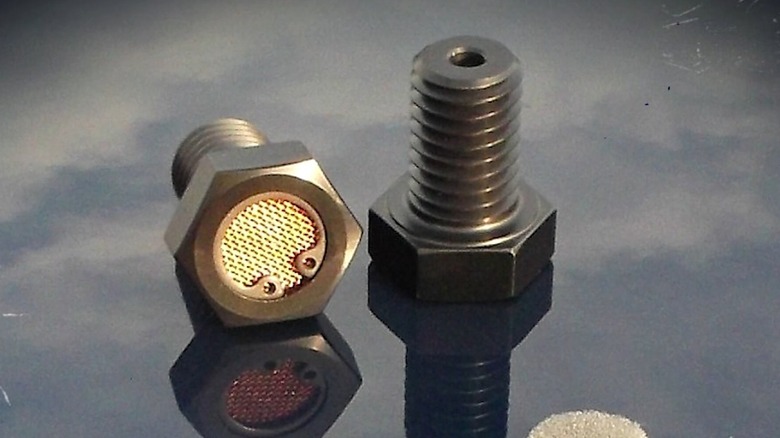 Breather bolts for a Harley-Davidson motorcycle