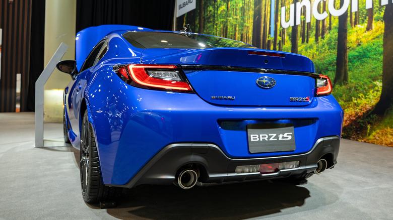 Blue Subaru BRZ tS