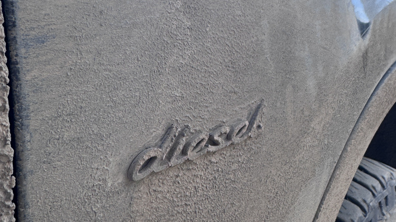 Porsche Cayenne Diesel fender badge