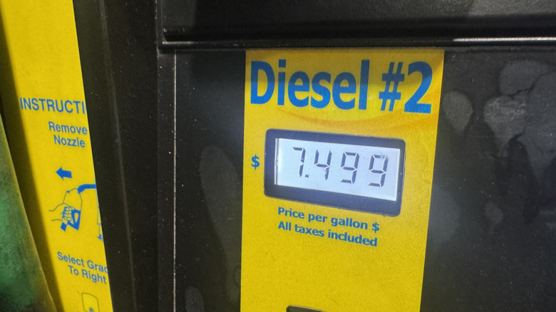 Diesel pump price in Santa Rosa, California