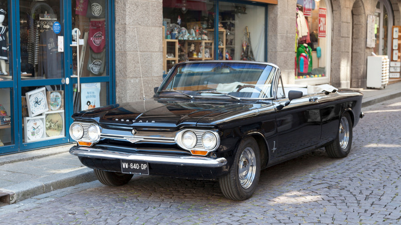 A chevrolet corvair convertible
