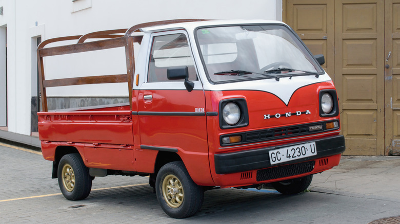 The Honda Acty truck is impressively functional despite its size