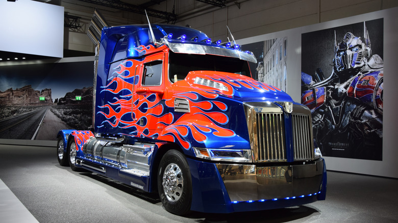 A Western Star 5700 custom-made for the Transformers movie