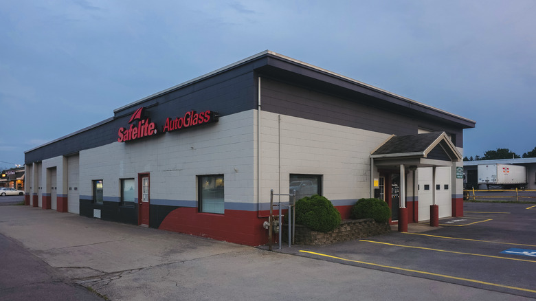 A Safelite auto glass shop in New York