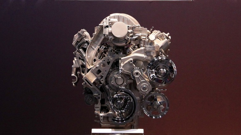 An Ecotec3 engine on display