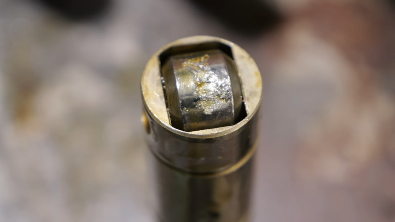 A failed lifter from a GM Chevrolet 6.2-liter L87 Gen-V small-block V8