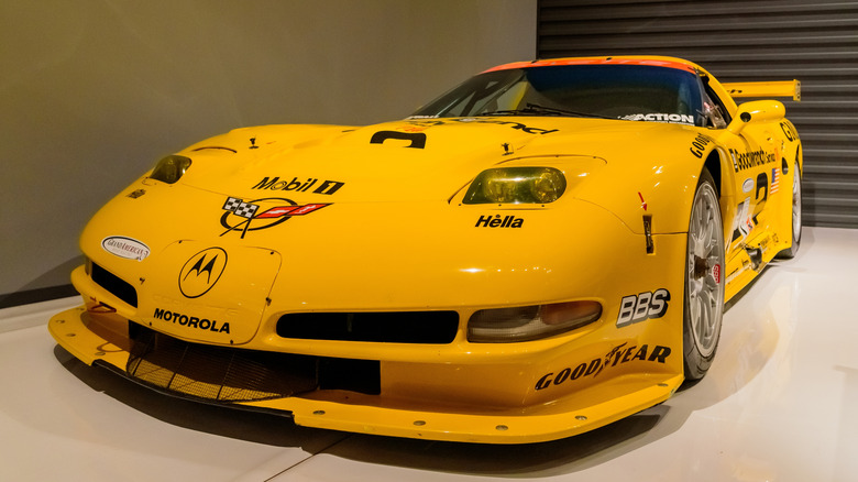 2001 C5-R Corvette, winner of the 24 Hours of Daytona, on display at the Henry Ford Museum