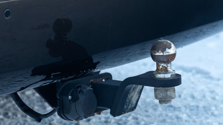 tow hitch mount flipped upside down