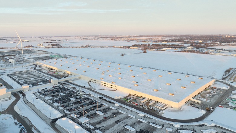 Rivian manufacturing facility in Normal, Illinois