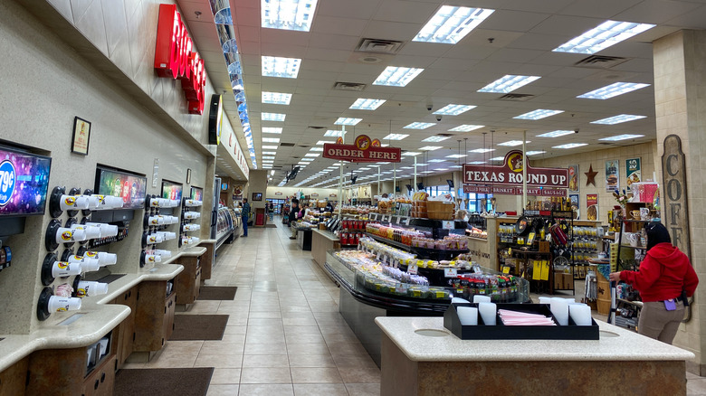 Inside the Buc-ee's in Luling, Texas