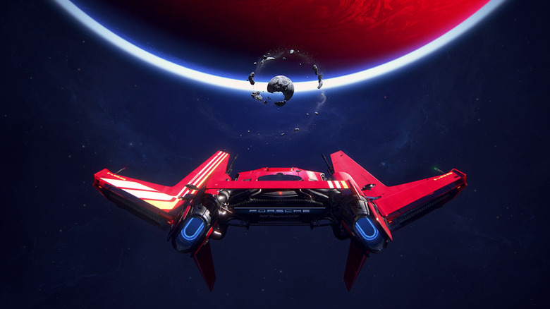 A Porsche 984 Tempest NDX starship that will be featured Intergalactic: The Heretic Prophet in