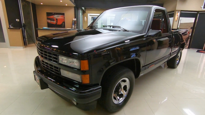 A Chevrolet 454 SS inside of a building