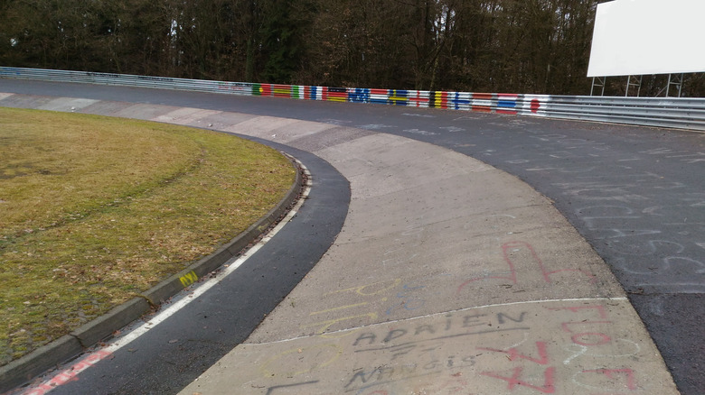 The Caracciola Karussell on the N&uuml;rburgring Nordschleife