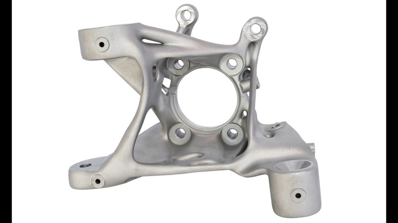 A metal 3D printed vehicle internal bracket