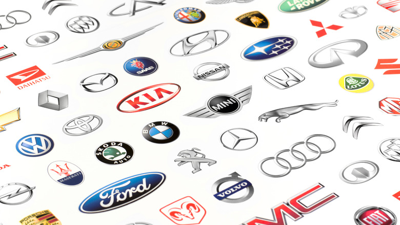 Various auto brand logos