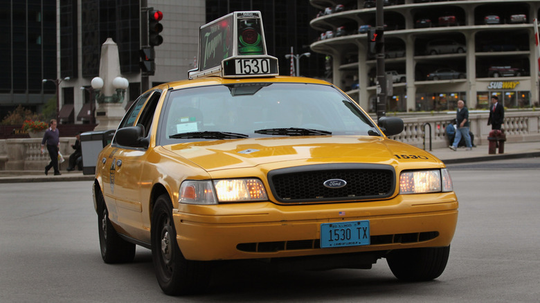 Ford Crown Victoria used as a taxi