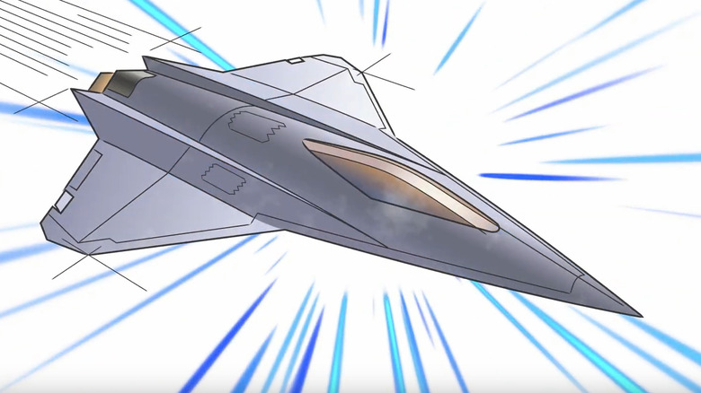Artist's sketch of the Lockheed Martin NGAD concept