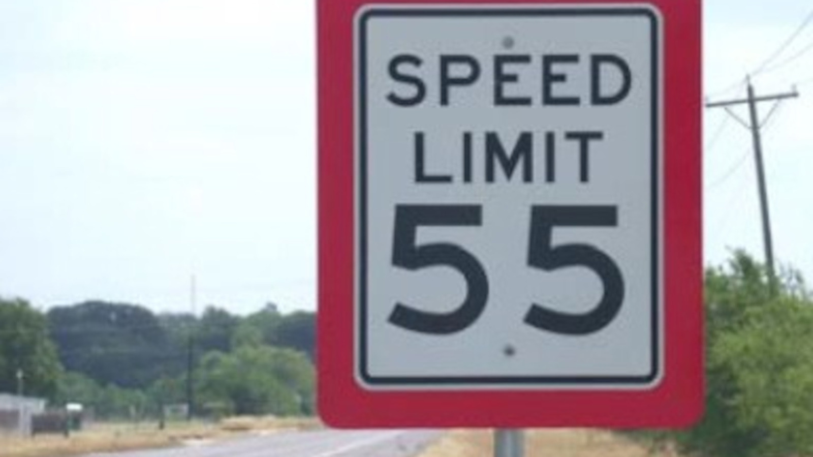 Why Do Some Speed Limit Signs In Texas Have A Red Border?