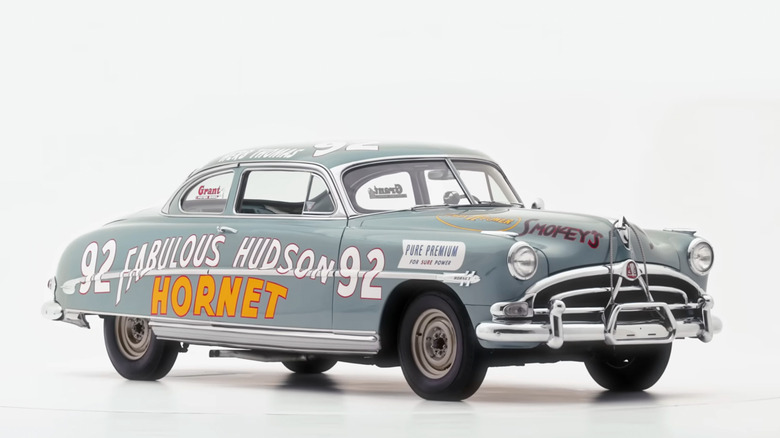 Hudson Hornet NASCAR wearing the "Fabulous Hudson Hornet" livery.