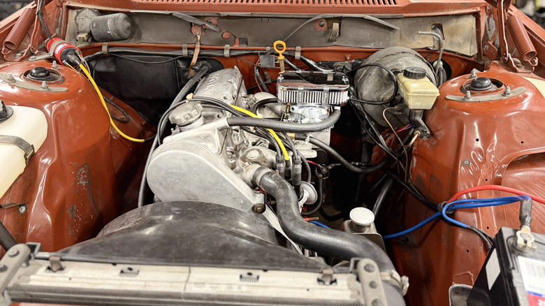 A Weber 32/36 DGEV carburetor
