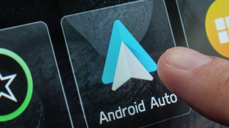 Android Auto on an infotainment screen