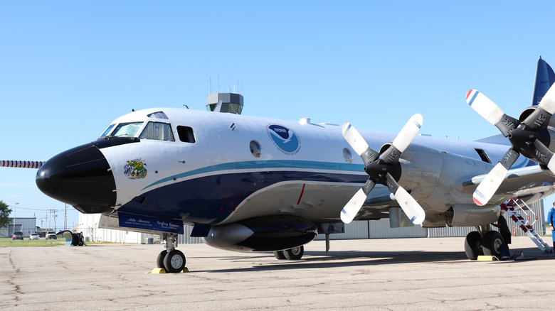 NOAA Hurricane Hunters uses turboprops instead of jets